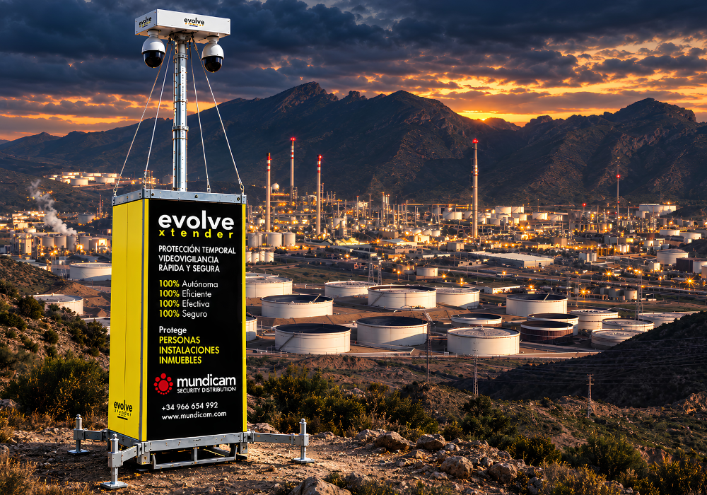 Torre Evolve Xtender PRO en el Valle de Escombreras de Cartagena