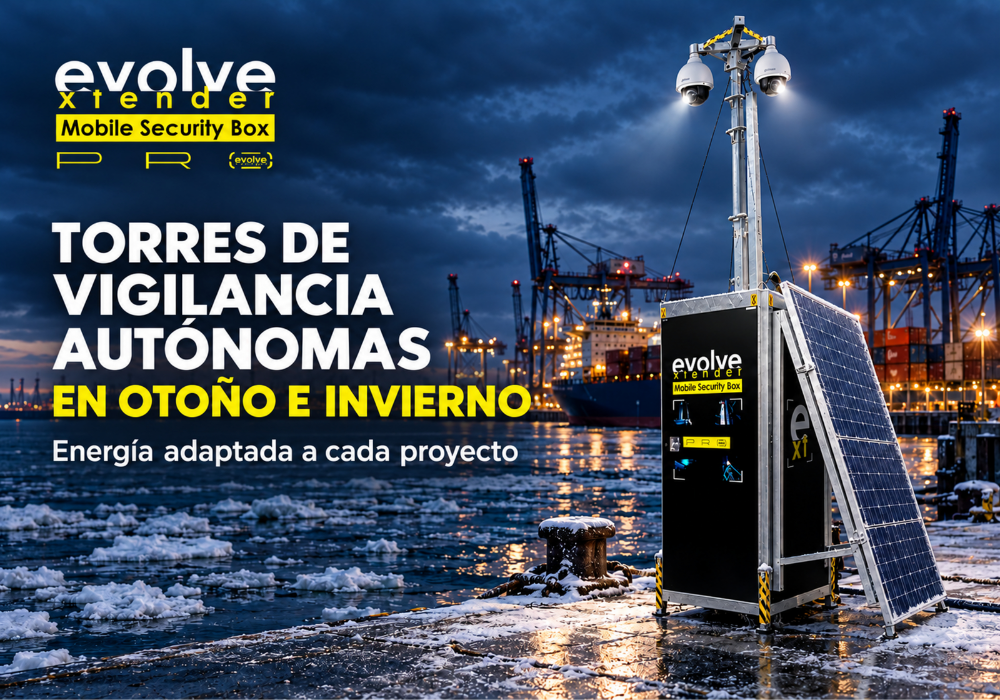 Evolve Xtender PRO: vigilancia autónoma en otoño e invierno con energía adaptada a cada proyecto
